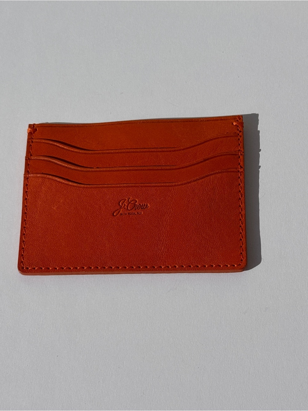 J. Crew card wallet - Pre-owned Orange